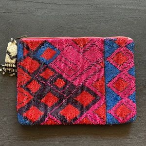 Jasper & Jeera beaded clutch